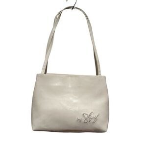 SHARIF CREAMY OFF-WHITE QUIET LUXURY MINIMALIST SHOULDER BAG OLD MONEY